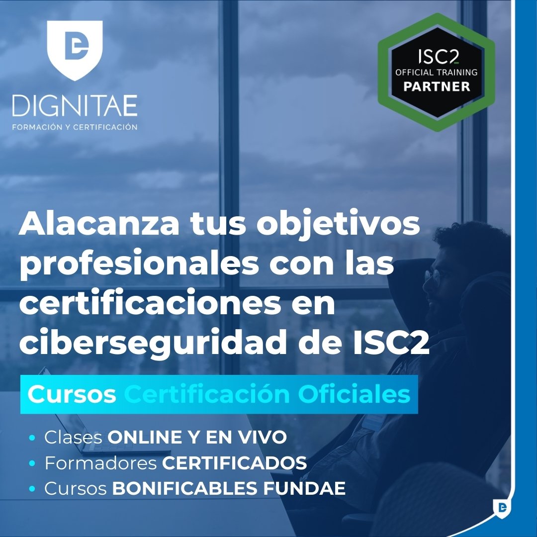 Certificaciones ISC2. Cursos oficiales ISC2- DIGNITAE